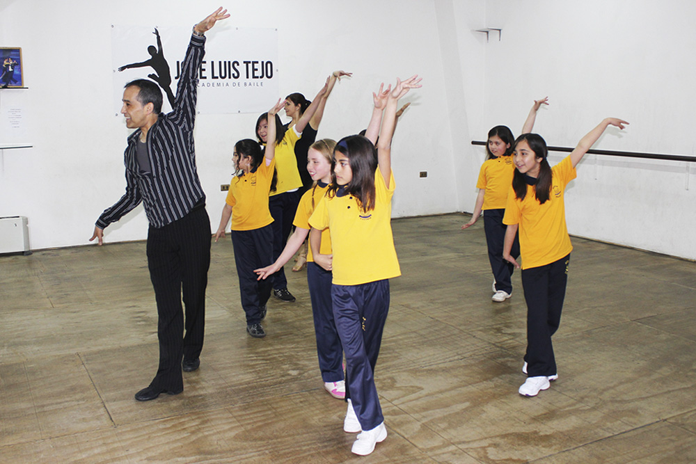 Taller de Danza visitó Academia de <br>José Luis Tejo