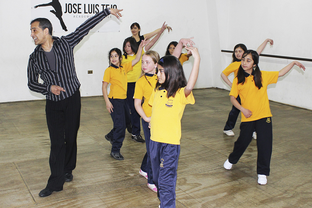 Taller de Danza visitó Academia de <br>José Luis Tejo