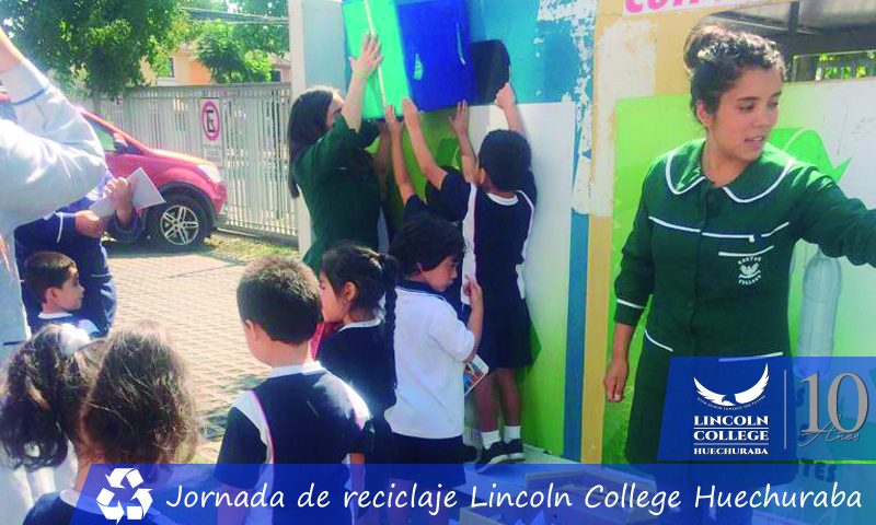 Jornada de reciclaje Lincoln College Huechuraba