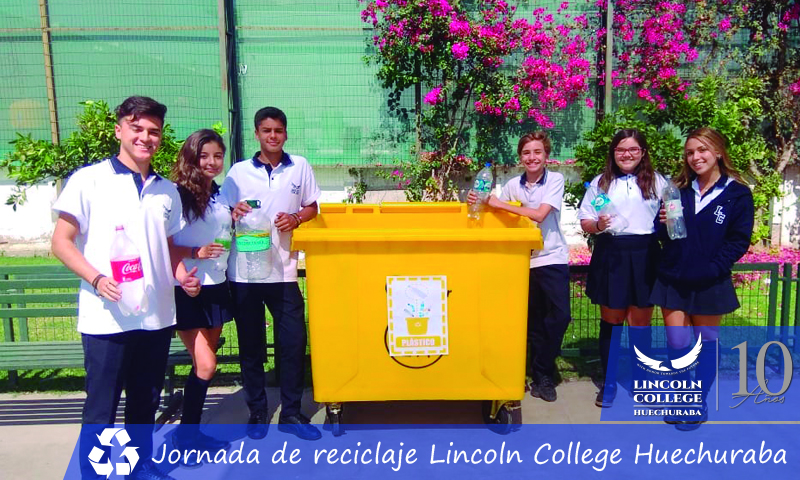 Jornada de reciclaje Lincoln College Huechuraba