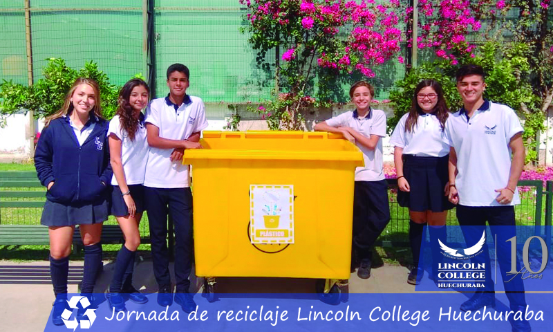 Jornada de reciclaje Lincoln College Huechuraba