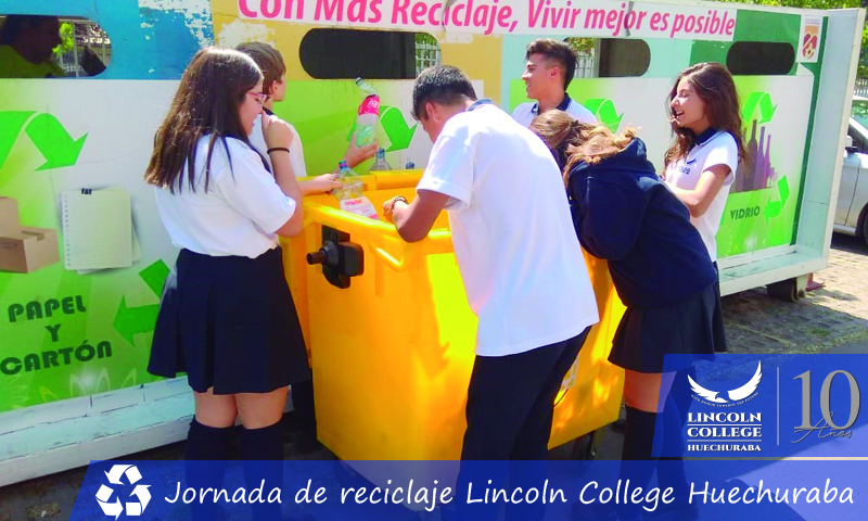 Jornada de reciclaje Lincoln College Huechuraba