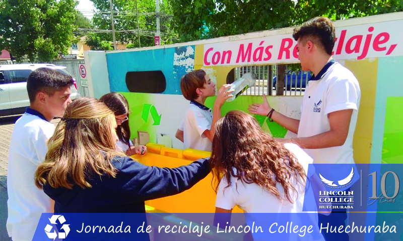 Jornada de reciclaje Lincoln College Huechuraba